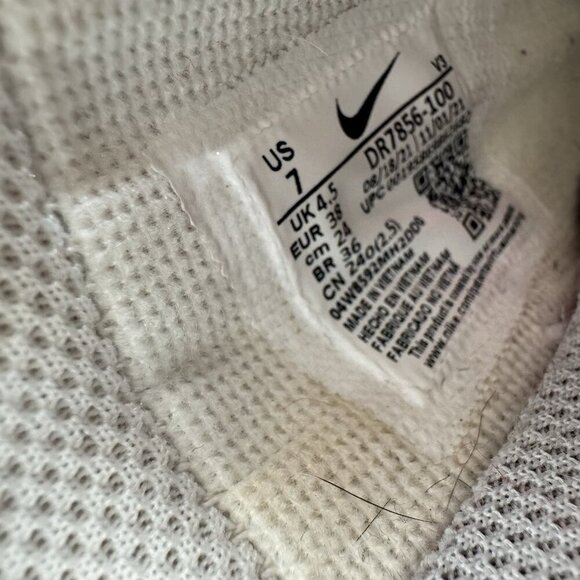 Nike Air Force 1 Shadow Low Womens Size 7 White Spruce Green Gray DR7856-100 - Picture 14 of 14